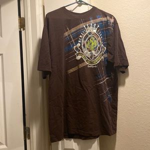 MCM XCI authentic collection brown 2XL shirt